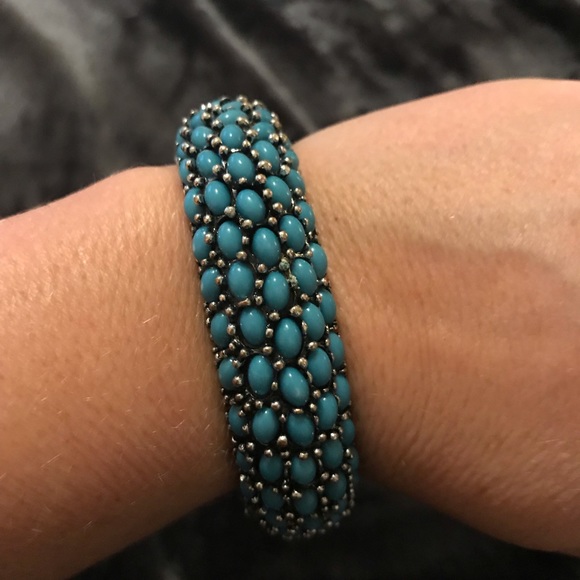 4 for$15 Turquoise costume bracelet - Picture 3 of 3